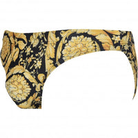 Golden Barocco Luxe Swim Briefs, Black/Gold-Versace-UNDERU