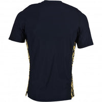 Golden Barocco Technical Gym T-Shirt, Black-Versace-UNDERU