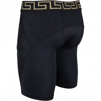 Iconic Greca Technical Gym Shorts, Black-Versace-UNDERU