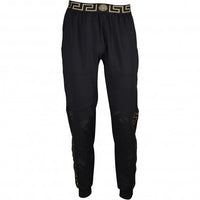 Iconic Logo Technical Gym Jogging Bottoms, Black/gold-Versace-UNDERU