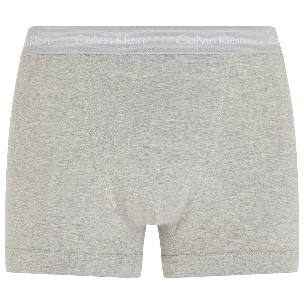 Calvin Klein Men s 3 Pack Cotton Stretch Boxer Trunks Grey Heather