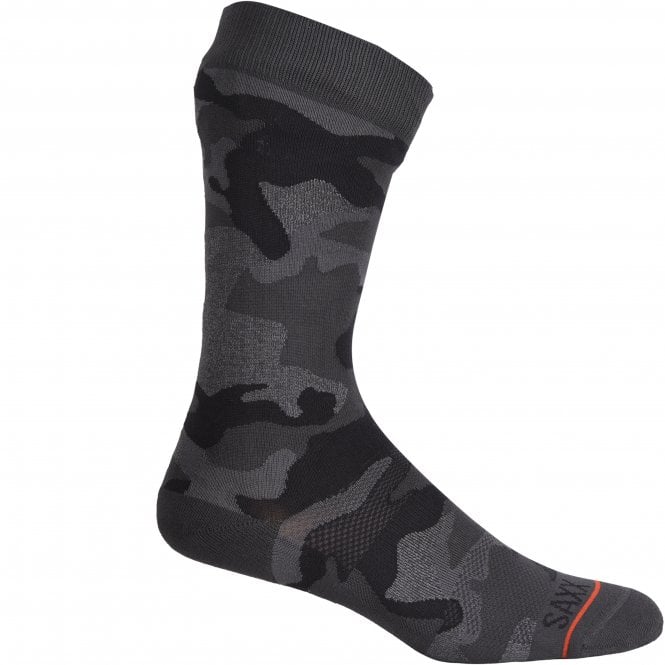 3-Pack Whole Package Camo & Solid Socks, Black/Grey-SAXX-UNDERU