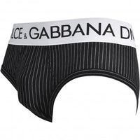 Pinstripes Brando Brief, Black-Dolce & Gabbana-UNDERU