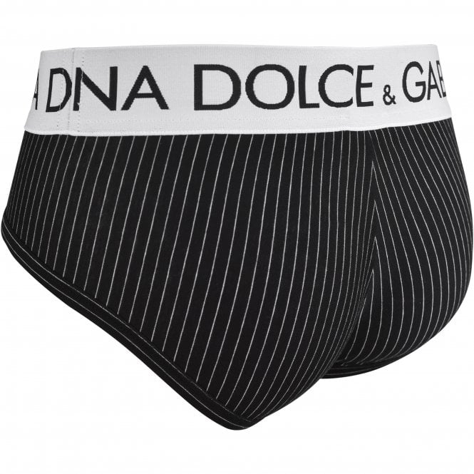 Pinstripes Brando Brief, Black-Dolce & Gabbana-UNDERU