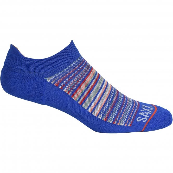 Whole Package Vibrant Stripes Liner Sock, Blue/Multi-SAXX-UNDERU