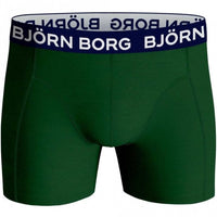 2-Pack Deckchair & Solid Boys Boxer Trunks, Green Mix-Bjorn Borg-UNDERU