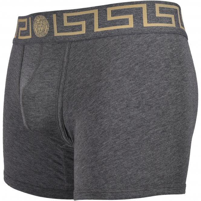 Greca Border Boxer Brief, Grey Melange-Versace-UNDERU