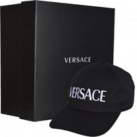 Large Logo Baseball Cap, Black/white-Versace-UNDERU