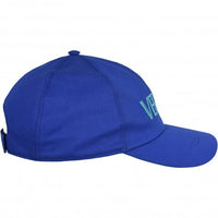 Large Logo Baseball Cap, Royal Blue/turquoise-Versace-UNDERU