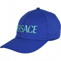 Large Logo Baseball Cap, Royal Blue/turquoise-Versace-UNDERU