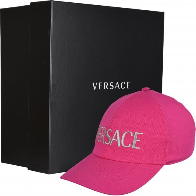 Large Logo Baseball Cap, Pink/silver-Versace-UNDERU