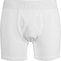 Tonal Logo Embroidery Boxer Brief, White-Dolce & Gabbana-UNDERU