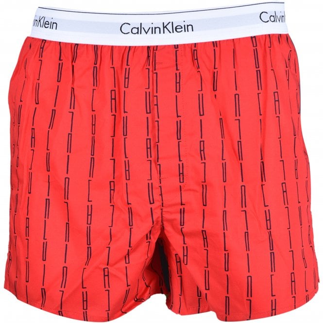 T-Shirt & Boxers Gift Set, Black/Red-Calvin Klein-UNDERU