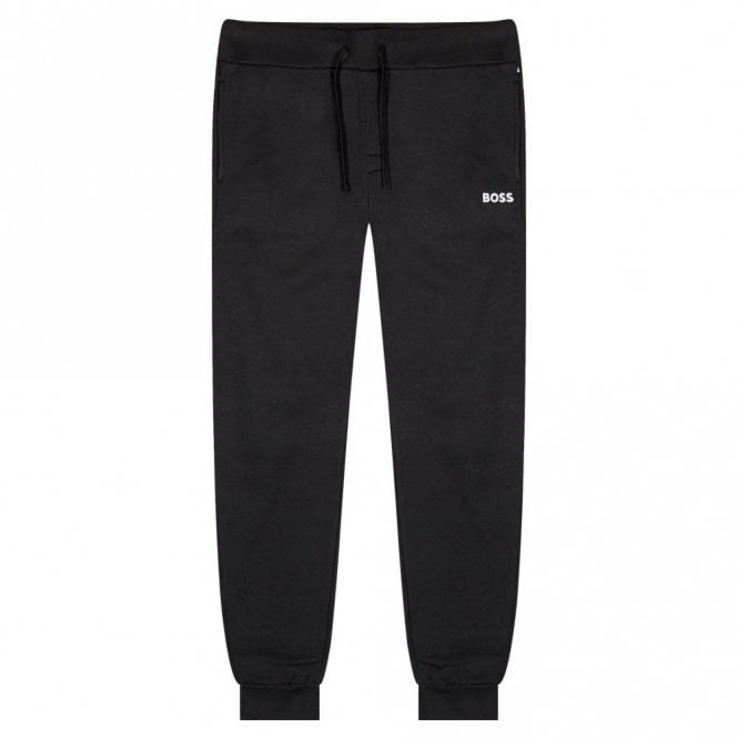 Contemporary Loungewear Jogging Bottoms, Black-BOSS-UNDERU