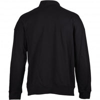 Embroidered Logo Qtr-Zip Track Jacket, Black-Calvin Klein-UNDERU