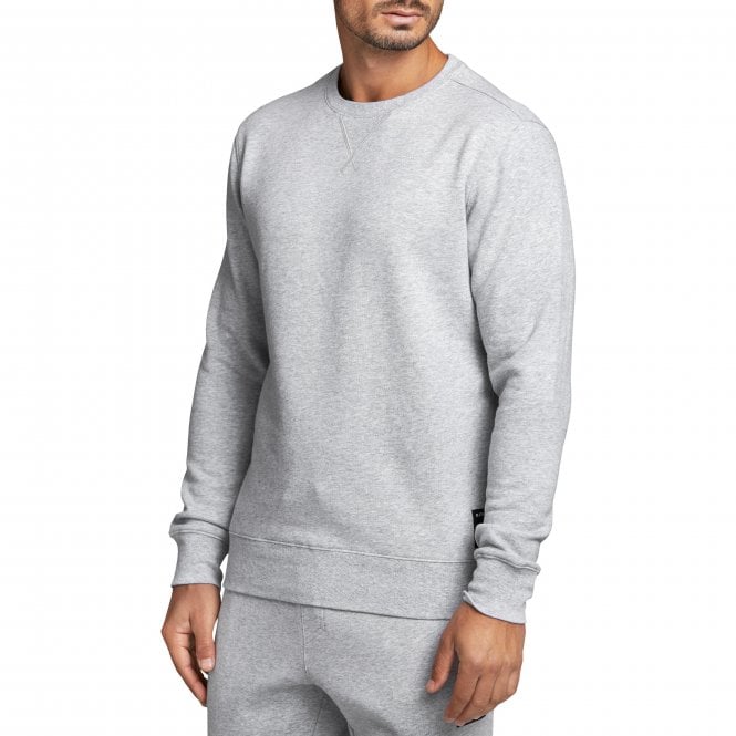 Centre Tracksuit Sweatshirt, Light Grey Melange-Bjorn Borg-UNDERU