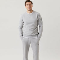 Centre Tracksuit Sweatshirt, Light Grey Melange-Bjorn Borg-UNDERU