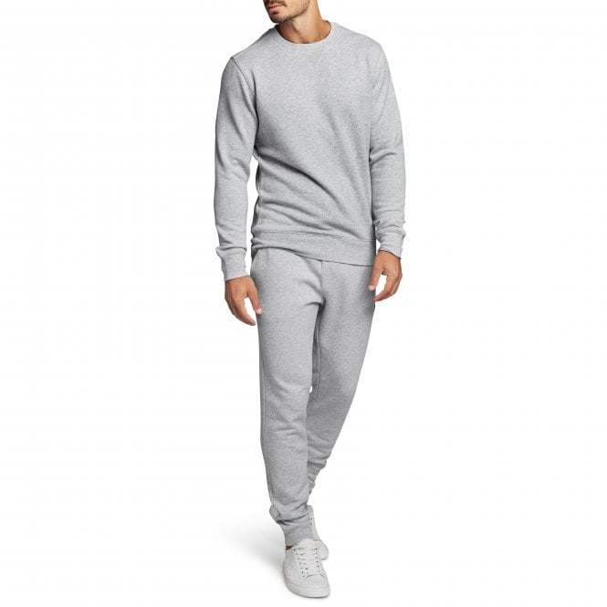 Centre Tracksuit Sweatshirt, Light Grey Melange-Bjorn Borg-UNDERU