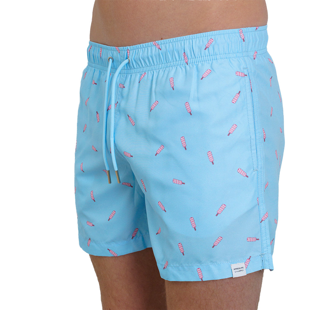 Twister Lolly Swim Shorts, Light Blue-Apres-UNDERU