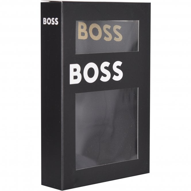 BOSS-Starlight Side Logo Boxer Trunk, Black/gold-UNDERU