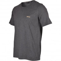 BOSS-Luxe Jersey Loungewear T-Shirt, Charcoal/gold-UNDERU