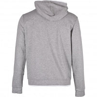 BOSS-Cashmere Zip-Thru Hooded Jacket, Medium Grey Melange-UNDERU