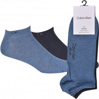 2-Pack Casual Trainer Socks, Denim Melange-Calvin Klein-UNDERU