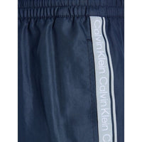 Calvin Klein-Logo Tape Swim Shorts, Navy-UNDERU