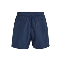 Calvin Klein-Logo Tape Swim Shorts, Navy-UNDERU