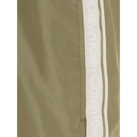 Calvin Klein-Logo Tape Swim Shorts, Delta Green-UNDERU