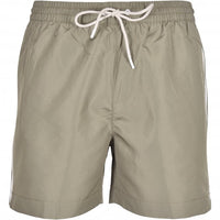 Calvin Klein-Logo Tape Swim Shorts, Delta Green-UNDERU