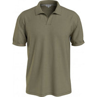 Calvin Klein-Towelling Polo Shirt, Delta Green-UNDERU