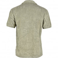 Calvin Klein-Towelling Polo Shirt, Delta Green-UNDERU