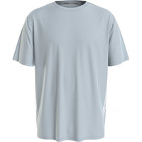 Calvin Klein-Logo Tape Towelling T-Shirt, Ice Storm Blue-UNDERU