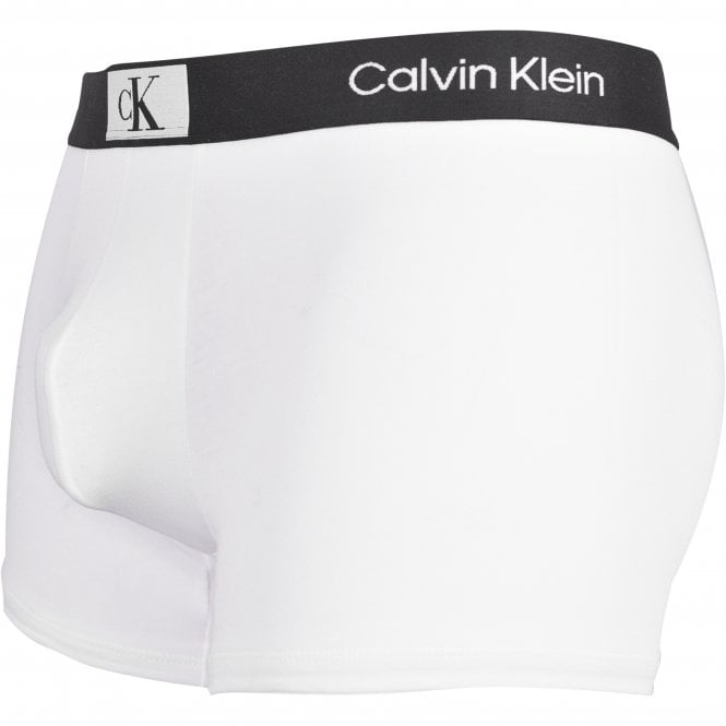 Calvin Klein-CK 96 Boxer Trunk, White-UNDERU