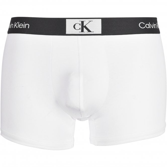 Calvin Klein-CK 96 Boxer Trunk, White-UNDERU