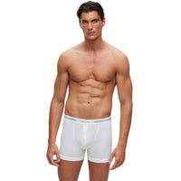 BOSS-Original Button-Fly Boxer Trunk, White-UNDERU