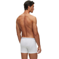 BOSS-Original Button-Fly Boxer Trunk, White-UNDERU