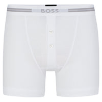 BOSS-Original Button-Fly Boxer Trunk, White-UNDERU