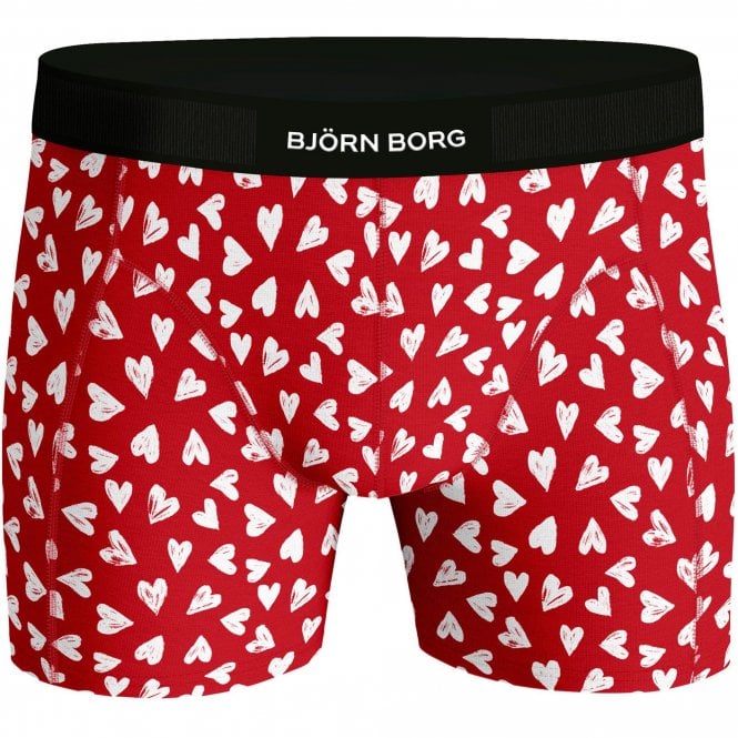 Bjorn Borg-BB Romance Boxer Trunks, Red-UNDERU