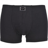 Dolce & Gabbana-Metal Plaque Logo Boxer Trunk, Black-UNDERU