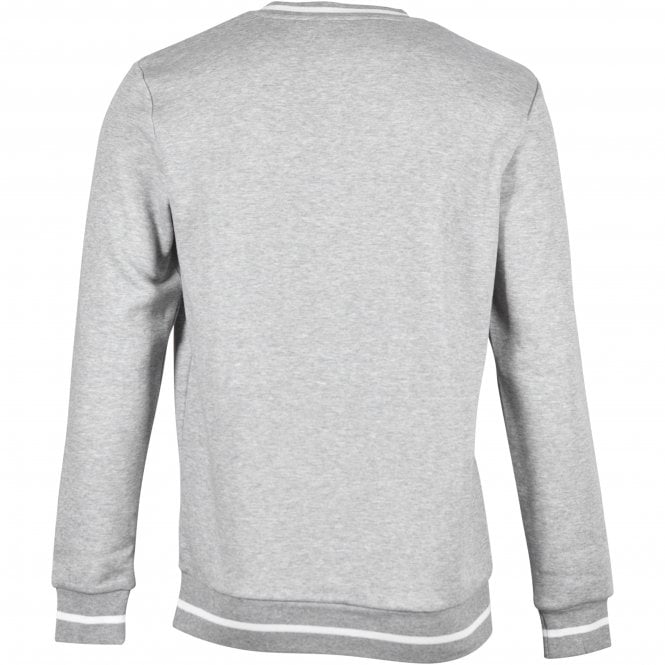 BOSS-Contemporary Loungewear Luxe Sweatshirt, Grey Melange-UNDERU