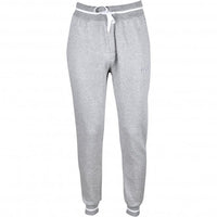 BOSS-Contemporary Loungewear Luxe Jogging Bottoms, Grey Melange-UNDERU