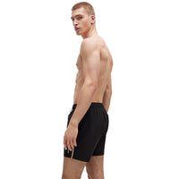 BOSS-Iconic Swim Shorts, Black-UNDERU