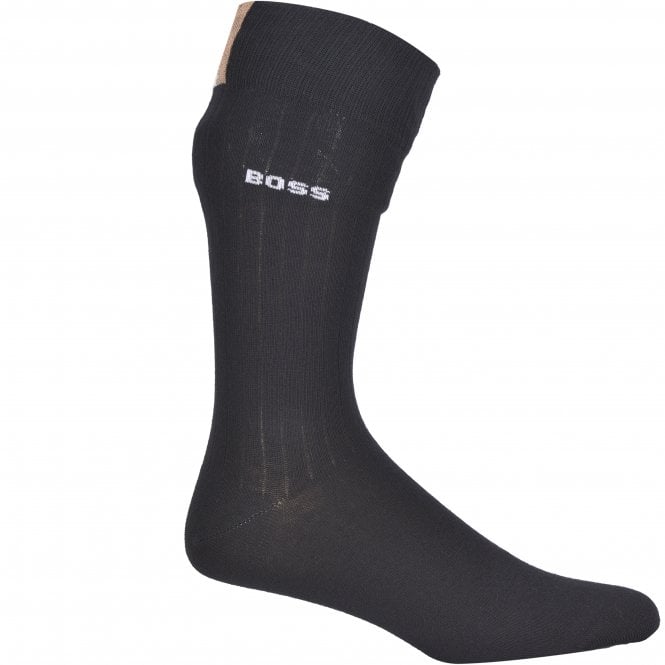 BOSS-3-Pack Combed Cotton Iconic Sports Socks, Black-UNDERU