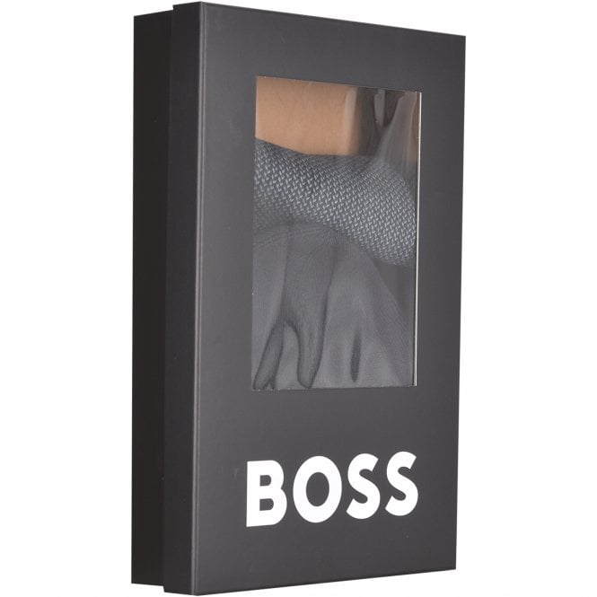 BOSS-Premium Beanie Hat & Scarf Gift Set, Dark Blue-UNDERU