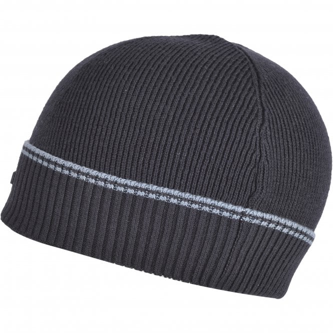 BOSS-Premium Beanie Hat & Scarf Gift Set, Dark Blue-UNDERU