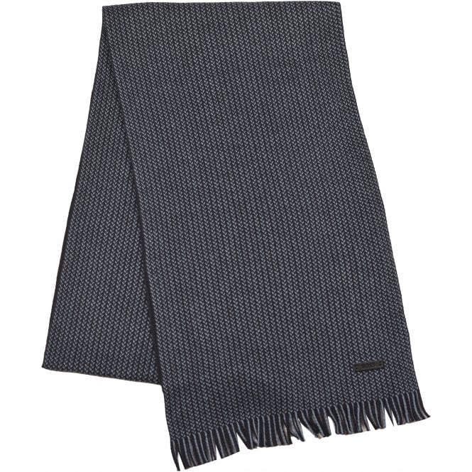 BOSS-Premium Beanie Hat & Scarf Gift Set, Dark Blue-UNDERU