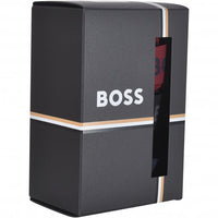 BOSS-3-Pack Logo Print Boxer Trunks Gift Set, Burgundy/Khaki/Navy-UNDERU