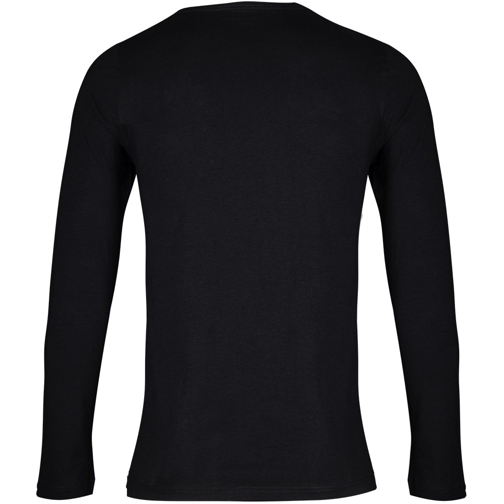 BOSS-Luxe Thermal Long-Sleeve Jersey Top, Black-UNDERU